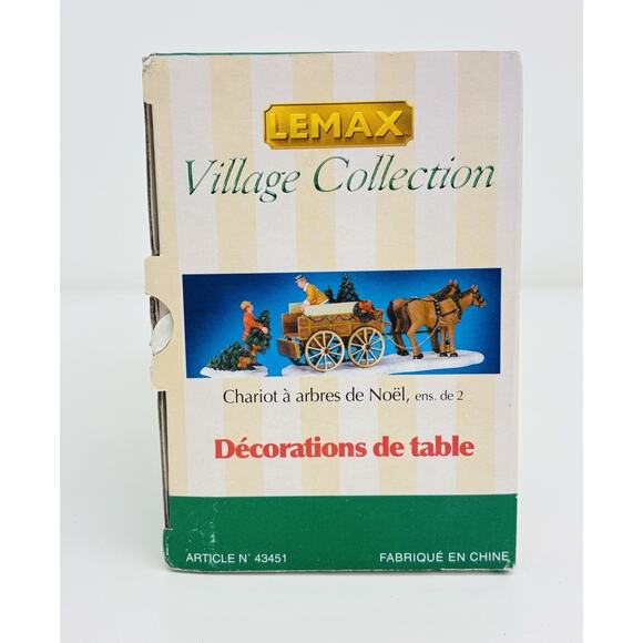 Lemax Christmas Tree Wagon Table Accents Vintage Collection New - Picture 9 of 10
